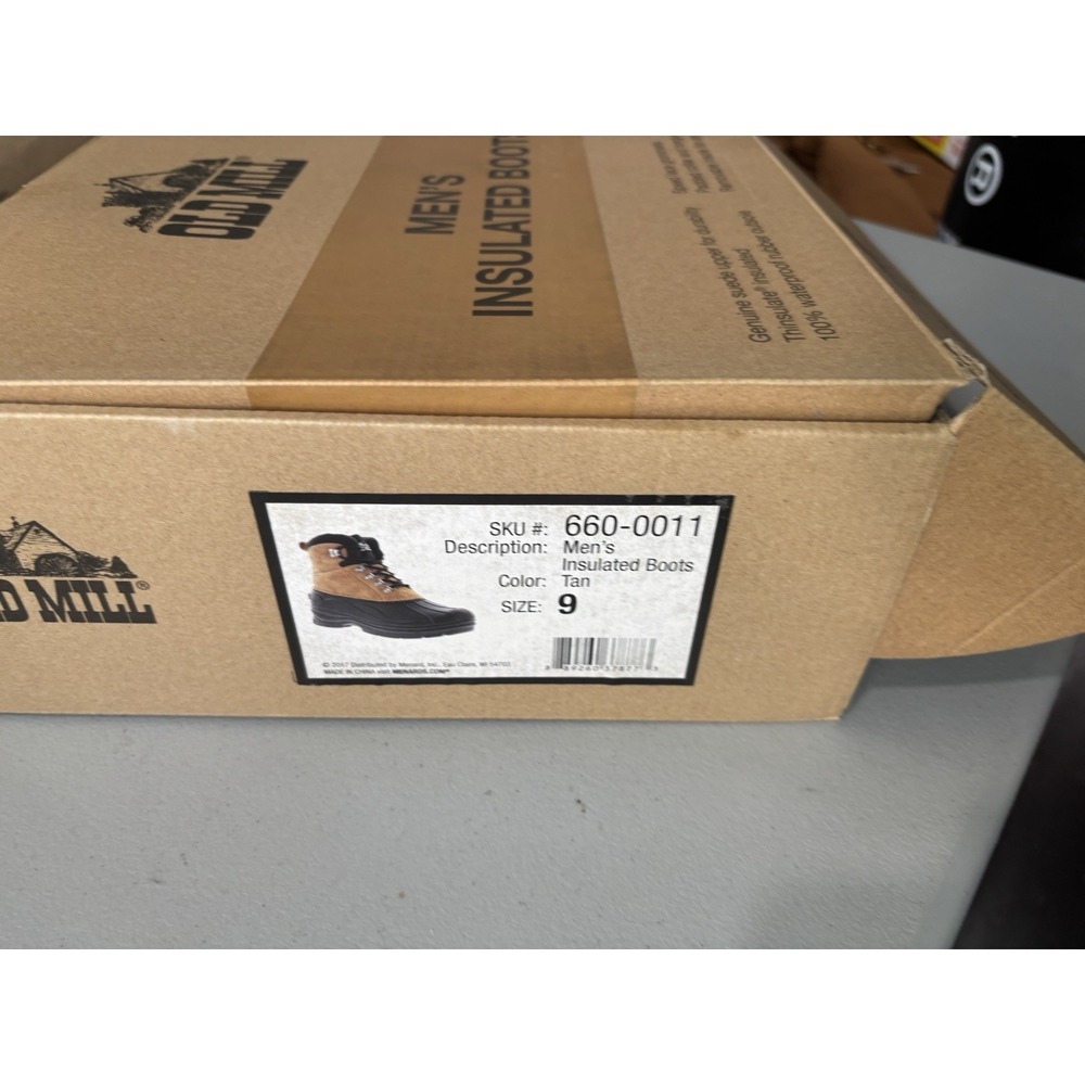 OLD MILL GLACIER THINSULATE 200GRAM‎ Sz9 WORK HUNTING HIKING ANKLE MENS NEW